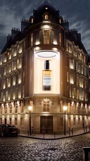 Hair Streams Out of Screen in a fake-out-of-home ad of L'Oréal