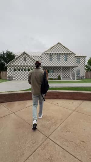 House Design Changes from Laptop in a fake-out-of-home ad of ROG