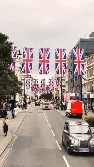 Flags Transform into Product Banners in a fake-out-of-home ad of Space NK