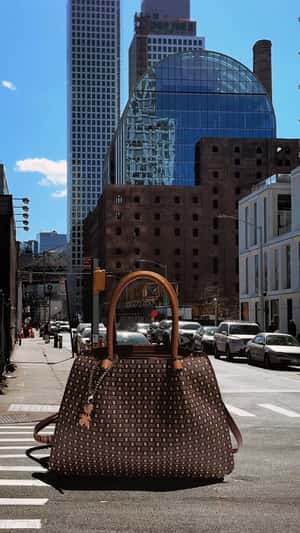 Bag Crosses the Street in a fake-out-of-home ad of Chenson