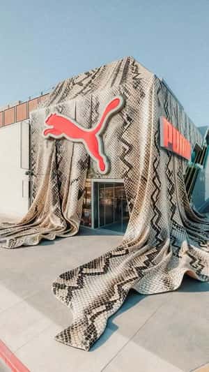 Storefronts Montage in a fake-out-of-home ad of Puma