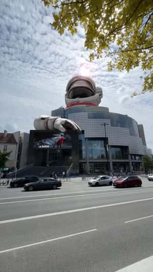 Space Installation in a fake-out-of-home ad of Opéra National de Paris