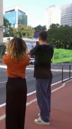Interlagos Moto Festival Banner in a fake-out-of-home ad of Suhai Seguradora