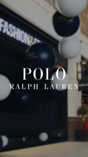 POLO Ralph Lauren Balls Display in Mall in a fake-out-of-home ad of Fashion & Friends