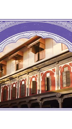 Heritage Transforms into Modern Architecture in a fake-out-of-home ad of Birla Punya