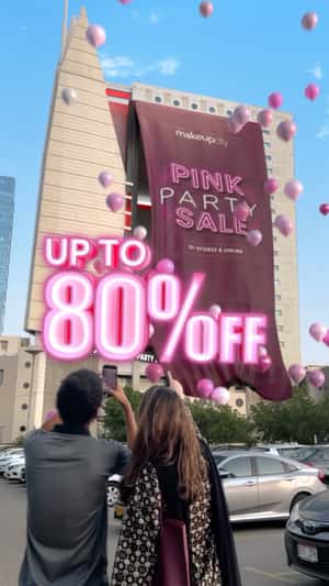 Billboard Comes to Life in a fake-out-of-home ad of MakeupCity