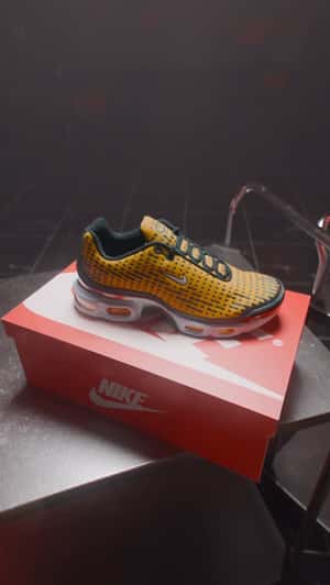 Nike Sneaker Display Inside Vault in a fake-out-of-home ad of Foot Locker