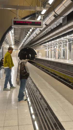Immunity Train at Amynta Station in a fake-out-of-home ad of Supradyn