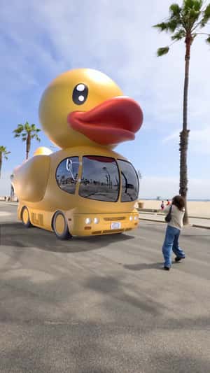 Duck Mobile Hits the Streets in a fake-out-of-home ad of Bath & Body Works