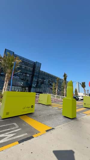 Giant Cosmetics Enter Mall in a fake-out-of-home ad of Gold Apple 