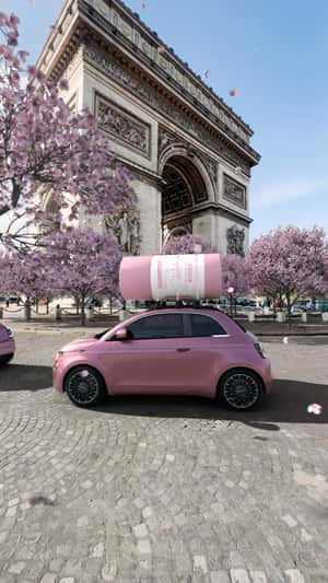 Installations Across Paris in a fake-out-of-home ad of Musc Intime