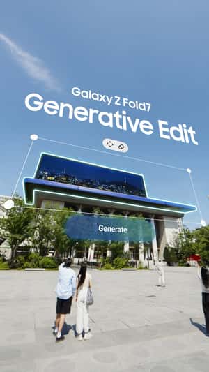 Massive Phone Vanishes Atop Sejong Center in a fake-out-of-home ad of Samsung