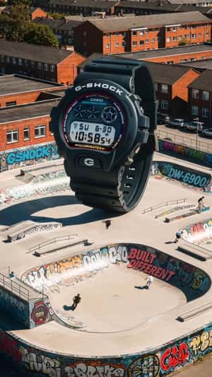 CGI Video G-Shock Giant Watch in Skate Park