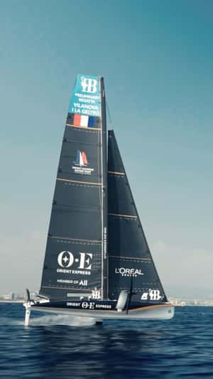 Sailboat in Paris in fake-out-of-home ad of L’Oréal Groupe