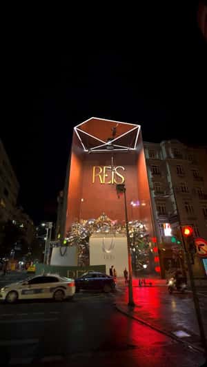 Giant Claw Machine at Galata Tower in a fake-out-of-home ad of Reis
