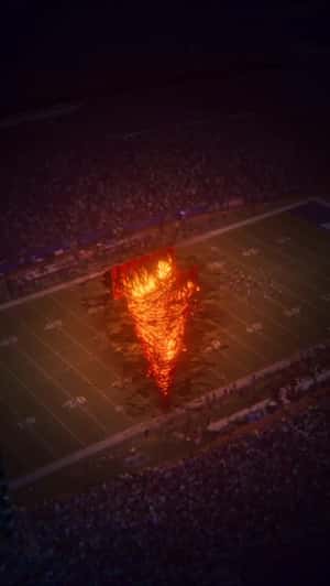 Field Cracks at Highmark Stadium in a fake-out-of-home ad of Gatorade