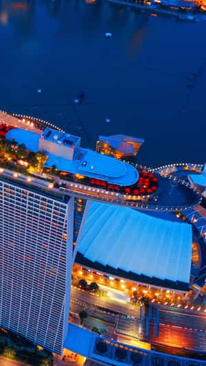 Square Umbrella Floats Through Singapore in a fake-out-of-home ad of CÉ LA VI