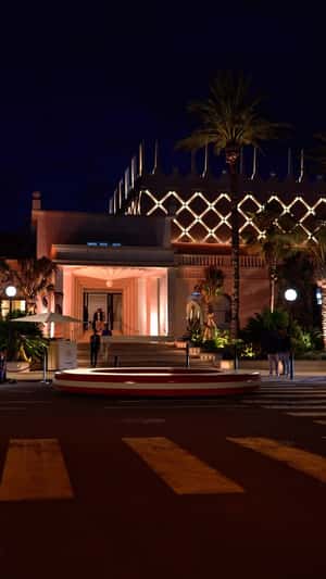 Giant Stack of Casino Chips in a fake-out-of-home ad of Casinos Partouche