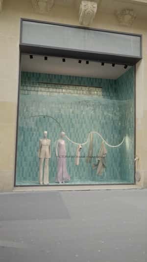 Window Display Turns Into a Pool in fake-out-of-home ad of Mango