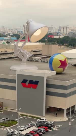 Iconic Objects Take Over São Paulo in a fake-out-of-home ad of Mundo Pixar