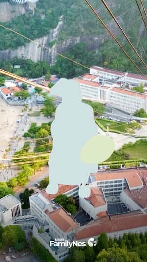 Bondinho Cable Car Becomes Stroller in a fake-out-of-home ad of Nestlé Baby&Me