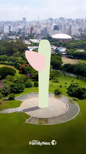 Obelisk Becomes Giant Preg Test in a fake-out-of-home ad of Nestlé Baby&Me