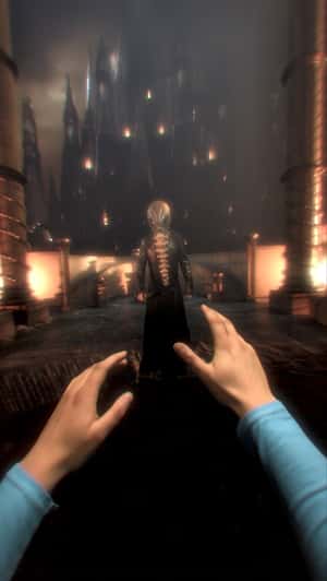 The Sandman Realm Experience in a fake-out-of-home ad of Netflix