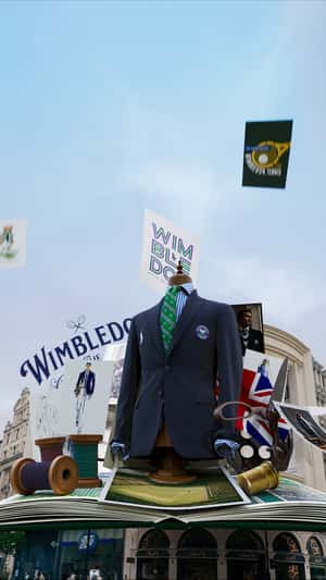 Giant Pop-up Book in Picadilly Circus in a fake-out-of-home ad of Polo Ralph Lauren 