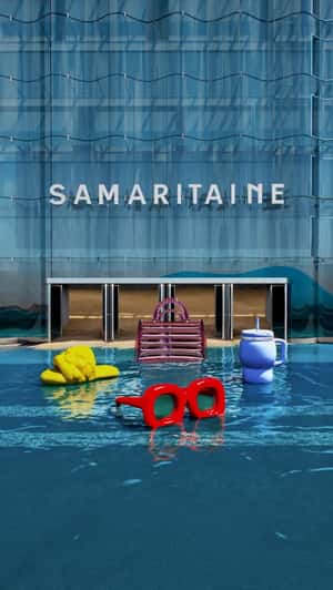 Storefront Transforms into Beach in a fake-out-of-home ad of Samaritaine 
