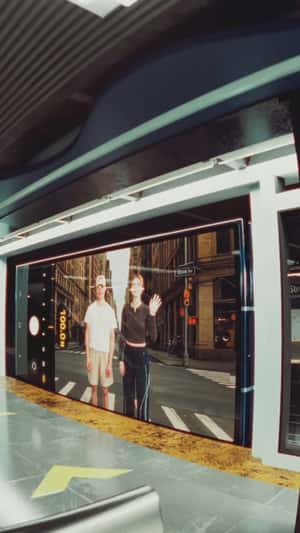 Galaxy Z Fold7 Unfolds Through City in a fake-out-of-home ad of Samsung 