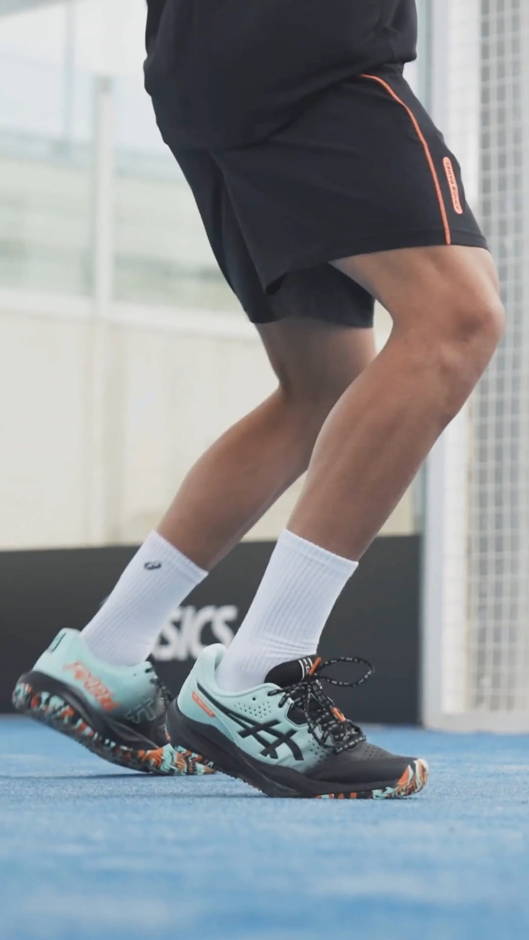 Logo Cloud Formation in a fake-out-of-home ad of ASICS 