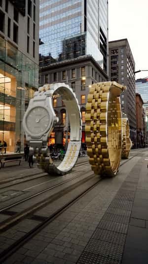 Watches in Sydney in fake-out-of-home ad of Cendré