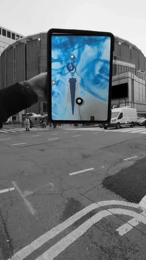 Tablet Shows Lorde Ultrasound in a fake-out-of-home ad of Madison Square Garden 