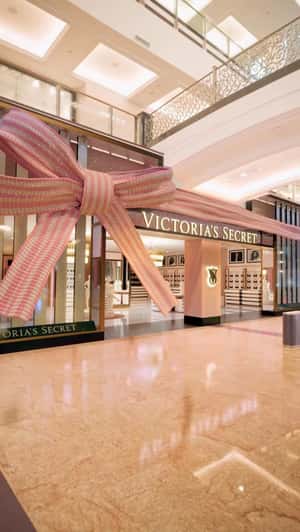Giant Ribbon Unveils Store in a fake-out-of-home ad of Victoria's Secret 