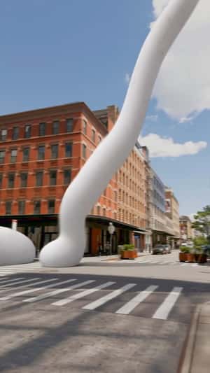 Giant Cream Fills NYC Streets in a fake-out-of-home ad of Bumble and bumble