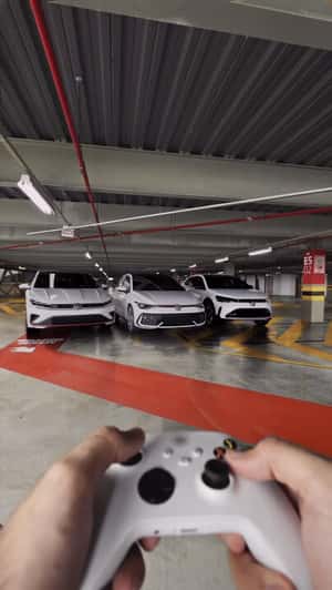 Cars’ Stats Maxed with Wireless Controller in a fake-out-of-home ad of Volkswagen 