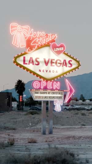 Neon Light Signage in fake-out-of-home ad of Acne Studios