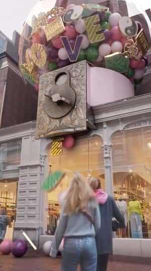 Classic Gumball Machine in fake-out-of-home ad of My Jewellery