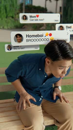 Giant Bar Replaces Giant Phone in a fake-out-of-home ad of KitKat