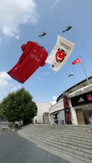 Helicopters Takes Jersey and Flag in fake-out-of-home ad of Adidas