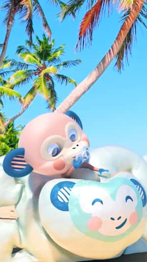 Giant Pacifier Inflates on Beach in a fake-out-of-home ad of Biolane