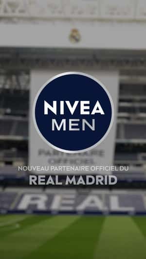 Giant Banner Unveils at Stadium in a fake-out-of-home ad of Nivea Men