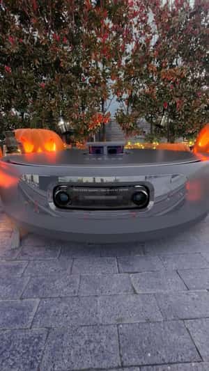 Giant Vacuum Sucks Up Halloween Candy in a fake-out-of-home ad of Narwal Robot