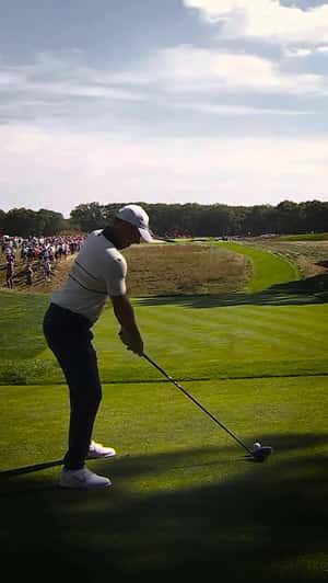 Ball Flies From Course to Ireland in a fake-out-of-home ad of Ryder Cup