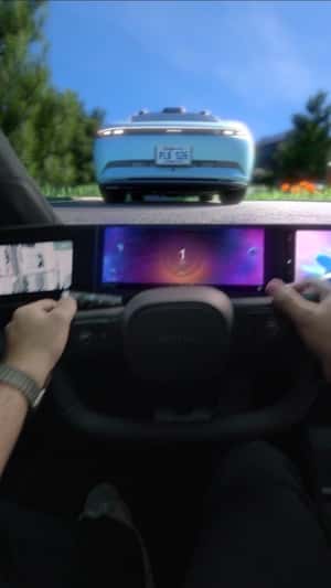 Car Becomes Real Life Video Game in a fake-out-of-home ad of Afeela