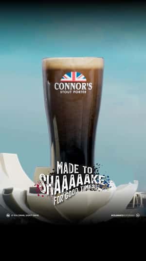 Giant Cans Rise on Marina Bay Sands in a fake-out-of-home ad of Connor's