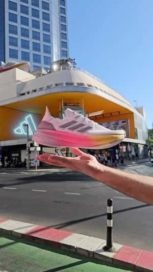 Shoe Jumps Off at Shopping Center in fake-out-of-home ad of Adidas