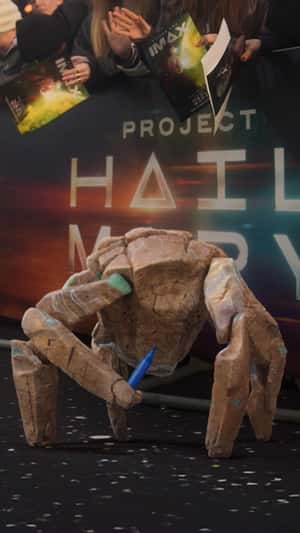 Rocky Crab Appears at Premiere in a fake-out-of-home ad of Sony Pictures