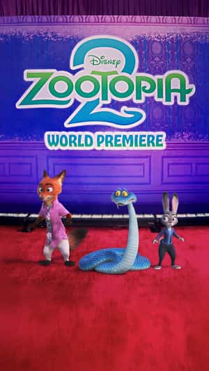 Zootopia Characters Hit Red Carpet in a fake-out-of-home ad of Walt Disney Animation Studios