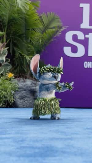 Stitch Crashes Lilo & Stitch Premiere in a fake-out-of-home ad of Disney Studios